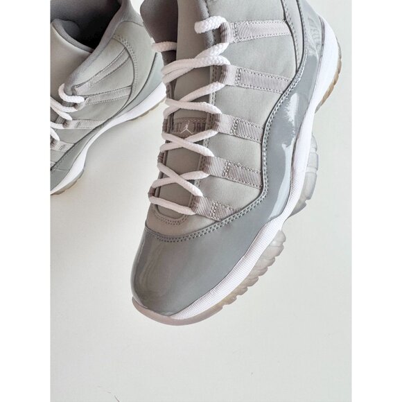 NIB 2010 NIKE Air Jordan 11 Retro Cool Grey Leather Lace Up Sneakers, Size 9 - Picture 7 of 16
